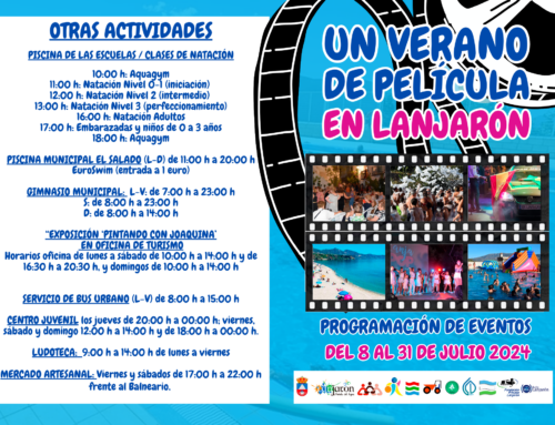 ‘Un verano de película, en Lanjarón’: La programación de eventos del 8 al 31 de julio de 2024